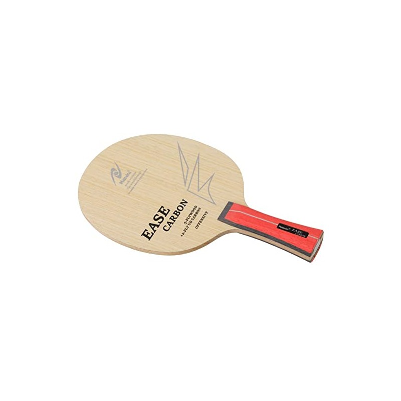 Nittaku NC0484 Table Tennis Racket Shake Hand Ease Carbon Flare