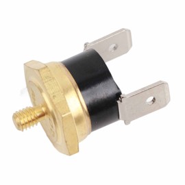 5PCS KSD301 Copper Thermostat, Temperature Switch Thermostat Bimetal Opener M4 Snap Disc Temperature Switch 250V (80°C)