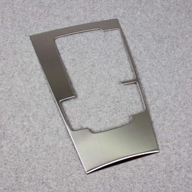 RUIQ New Mazda 3 Sedan/Fastback BP Series 2019.06 ~ Interior Stainless Steel Gear Shift Lever Cover Garnish Multimedia Button Cover Rim Mazda3 Mazda 3 Exclusive Design (Silver)