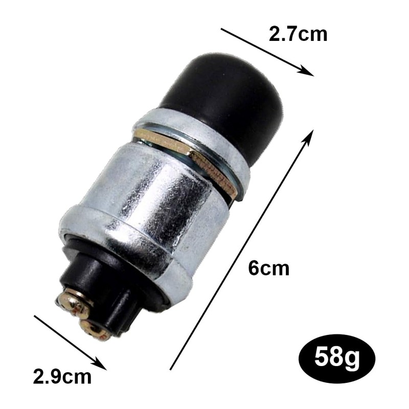 2 Pcs Waterproof Car Ignition Push Button Starter Switch Durable