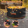 Fire Pit Cover Round 36 Inch [2025 Upgraded 1000D Heavy