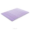 LUCID 2 Inch 5 Zone Lavender Memory Foam Mattress Topper