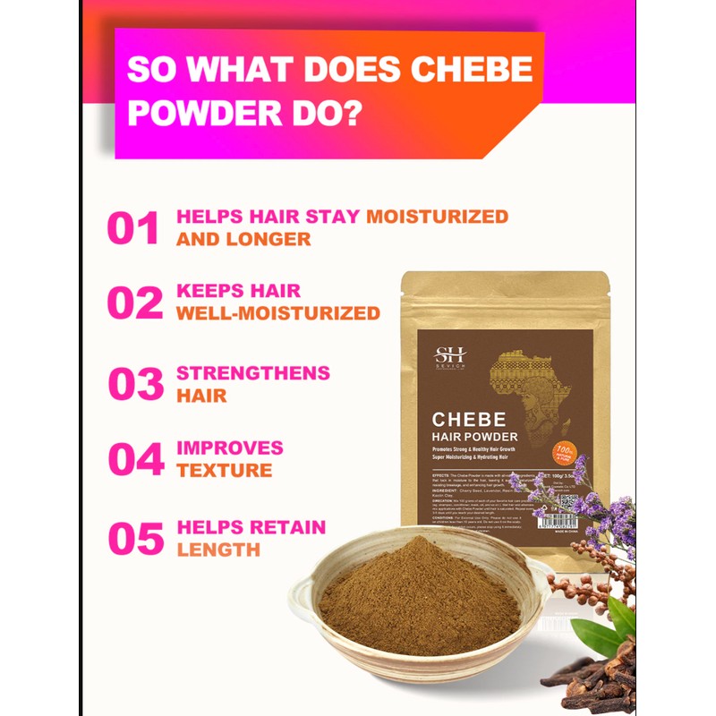 Maani Essence 100% African Chebe Powder 100% Natural ingredients 100