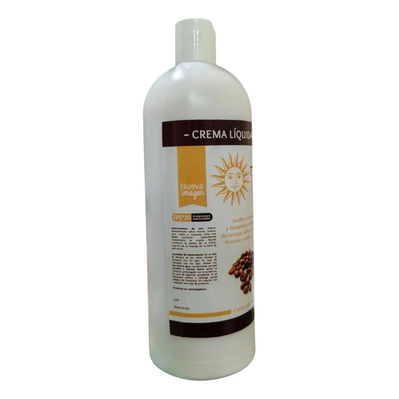 Crema Corporal Liquida Café 1lt Casa Solar