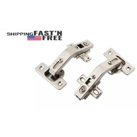 Silverline Lazy Susan 135Deg Hinge Face Frame Plate for Corner Connect Kitchen  - Euro Type w/ Euro Screws, H=4
