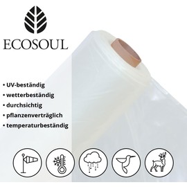 Zill UV5 Greenhouse Film – Transparent PE Film – For Your Garden Greenhouse – 4 m (Sold by the Metre)