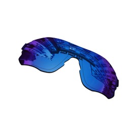 Vonxyz Lenses Replacement for Oakley EV Zero Path OO9308 | EV Zero Path Asian Fit Sunglass - Sapphire MirrorCoat Polarized