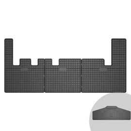 FROGUM EL Toro Rubber Mats All Year Round Set of Car Floor Mats for Ford Tourneo Custom III 2012-2021, for Ford Transit Custom 2012-2021 | Durable Rubber Material | 1.5 cm Protective Edge