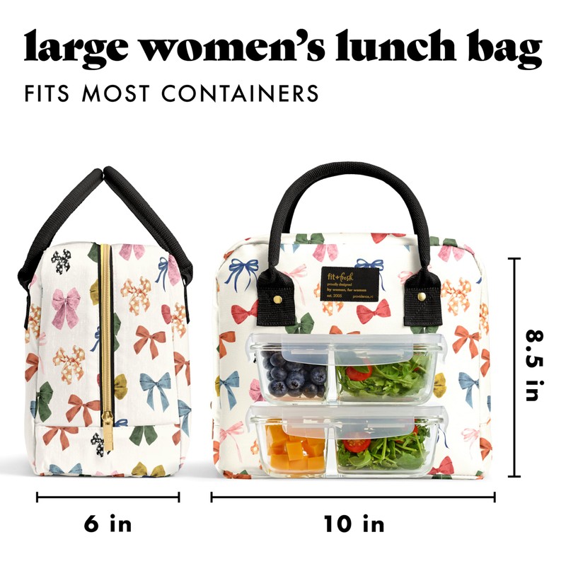 Fit & Fresh Bloomington Lunch Bag for Women - Insulated