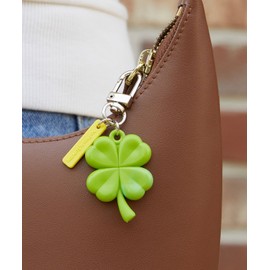 No Plastic Sunday NFC Lucky Fortune Four-Leaf Clover Tag Me Lucky Keyring