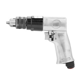 Air Drill, 3/8 Air Pneumatic Drill, Air Drill 1700rpm High Speed Reversible Rotation Drill Tool for Hole Drilling Used for Furniture, Power Drills