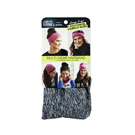 Scunci Multi-Wear Hairband, Pink