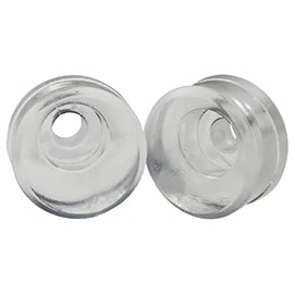FastCap Euro Door Stops with Screws (10 Pack) (Clear)