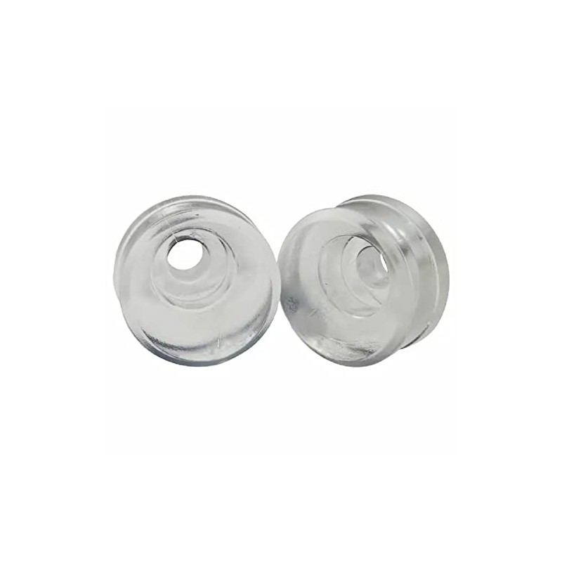 FastCap Euro Door Stops with Screws (10 Pack) (Clear)