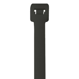 UV Cable Ties, 120#, 21-inch, Black, 100/Case (CTUV21120)