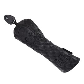 Covers,PU Leather Headcovers Waterproof Skull Skeleton Headcover Putter Club Protector Fits Driver Fairway Wood (UT Number)