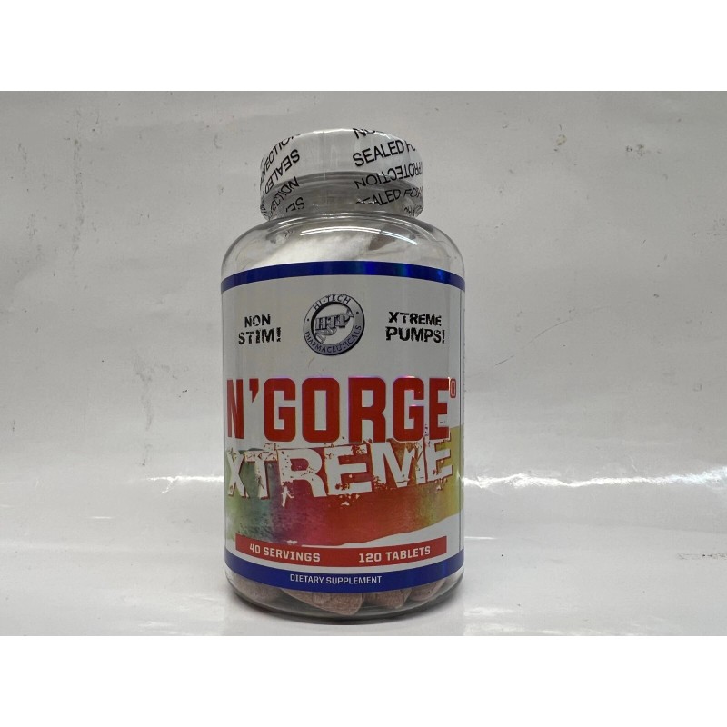 HiTech. "N'Gorge Xreme" (Xtreme Pumps) 120 Tablets.