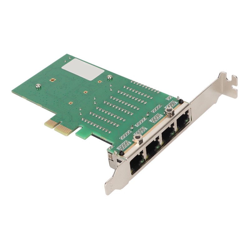 PCIe Network Card 4 Port 1000Mbps Transmission PCI Express 1.1