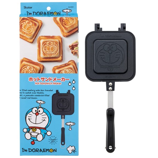 Skater ALHOS1-A Hot Sand Maker, Cute Baked Open Flame, Aluminum I'm Doraemon, Easy Care