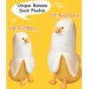 Annco Cute Banana Duck Plush Toy Funny Plushies Banana Duck