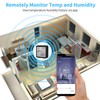 Temperature and Humidity Sensor Smart WiFi Indoor Hygrometer Thermometer with