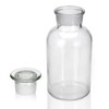 Kestun Lab Glass Reagent Bottle,Wide Mouth Glass Storage Bottle with