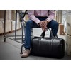 McKlein Carry-all Duffel, Kinzie, Top Grain Cowhide Leather, Black (88195)