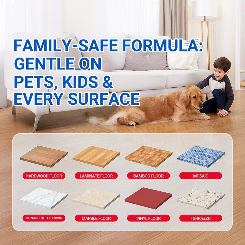 Seaways Floor Cleaner Multi Effect Concentrated Formula with Lemongrass Flavor,
