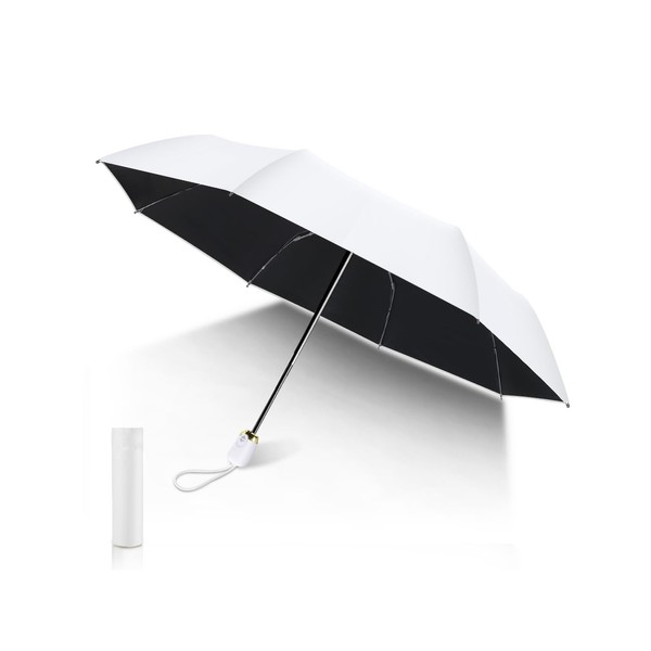 Parasol, UV Protection, Ultra Lightweight, 2023 New, Folding Parasol, One-Touch, Auto Open and Close, Light Blocking, Thermal Blocking, Folding Umbrella, UV Protection, Burnproof, Heatstroke