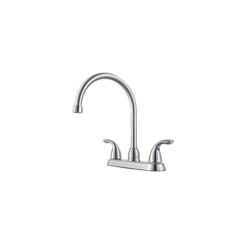 Pfister Pfirst Series Kitchen Sink Faucet, 2-Handle, High Arc, 3-Hole,