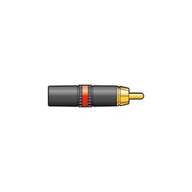 YOURSPARES NEUTRIK® NYS373-2, RCA phono plug - Red ID band