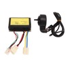 2PCS Set DC Motor Speed Controller and Thumb Throttle Motorcycle