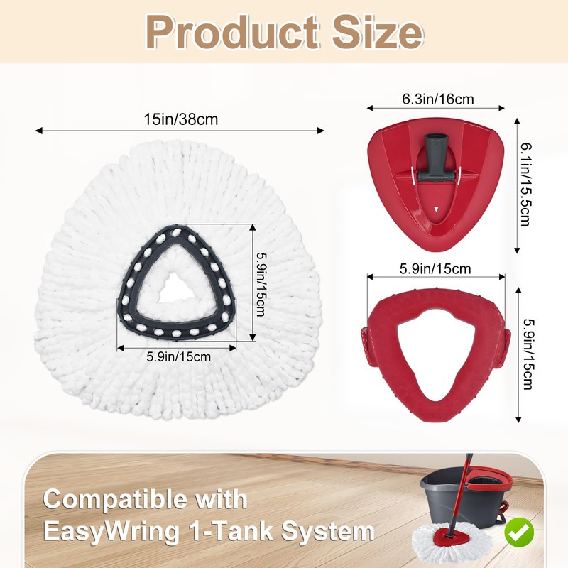 Mop Heads Replacements for Ocedar, Mop Replace Head for O