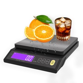 Digital Food Scale, Rechargeable Baking Electric Weight Scale with LCD Display, Electronic Scale with Counting Tare Zeroing Auto Power Off Unit Conversion Function (10kg 0.1g)