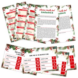 Christmas Friendly Feud Game - Christmas Games for Family Party - Winter Games for Adults Large Group - Christmas Trivia Games - Christmas Party Supplies & Activities (03)