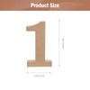 COHEALI Blank Wooden Number paper mache letters paper mache numbers