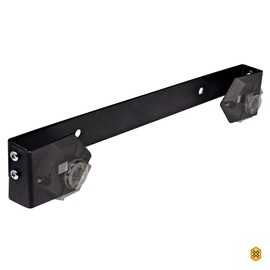 License Plate Mounting Bracket [Rust-Resisitant Aluminun] [Durable Powder Coated Finish] [Easy Wire Routing] Accepts the SnakeEye III Hideaway Light With or Without Bezel