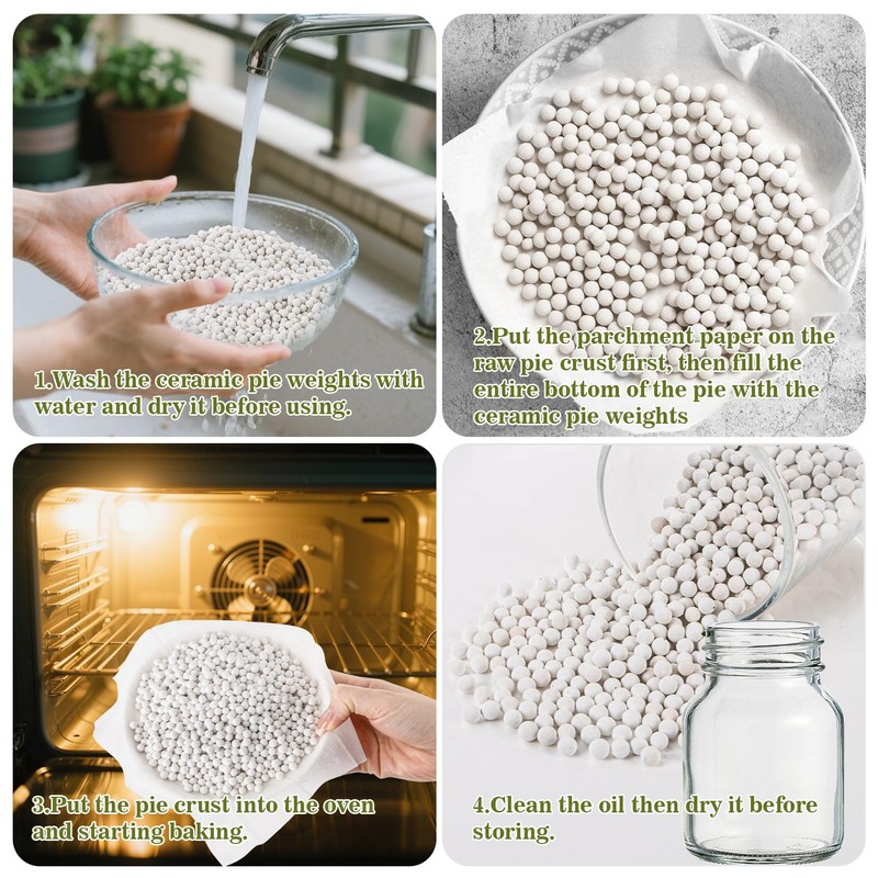 Sukh 1LB Pie Weights for Baking - Pie Crust Weights
