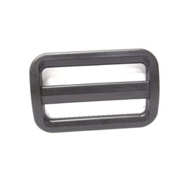 [YKK] LA50S プラスチック アジャスター 黒 50mm巾用 ベルトの長さ調節などに