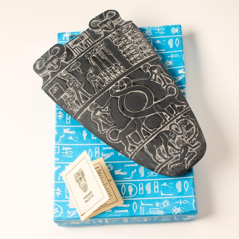 Egyptian Narmer Pallete Wall Hanging - Double-sided - Made in