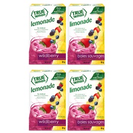 True Lemon WILDBERRY LEMONADE, True Citrus, 10 Count (Pack of 4)