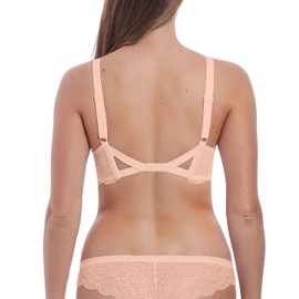 Freya Women's Fancies Plunge Lace Underwire Bra with Gated Low Back, Natural Beige, 30DD