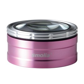 Smolia TZC Magnification with Adjustable LED Magnifier and USB Rechargeable Battery (Pink)