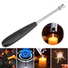 Power Display Pulse Lighter Metal Hose USB Charging Electric Lighter