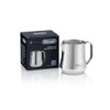 DeLonghi DLSC069 Stainless Steel Milk Jug, 16.9 fl oz (500