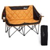 EMERIT Oversized Double Duo Camping Chair Folding Camping Loveseat 2