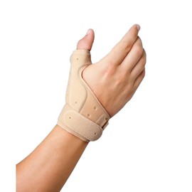 Orliman Medically Approved Breathable Thumb Immobilising Splint (Beige, 2)