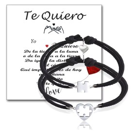 Gkmamrg Partner Bracelets for Connected, Stainless Steel