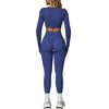 2 Piece Workout Sets for Women Seamless High Waist Leggings