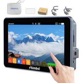 Shimbol M5 5.5" On-Camera Field Monitor with 1200nits Rec 709 IPS Touchscreen,Video Monitors 4K HDR HDMI Aluminum Shell with 3D LUT,False Color,Waveform,Focus Peaking
